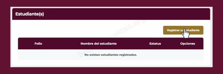 Agregar un Estudiante