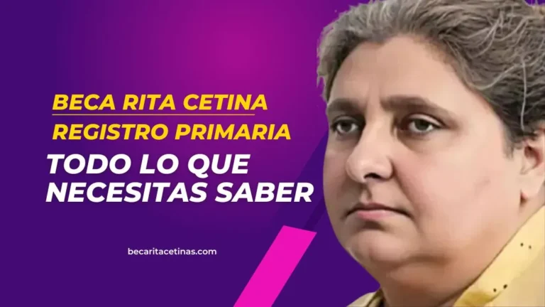Beca Rita Cetina Registro Primaria