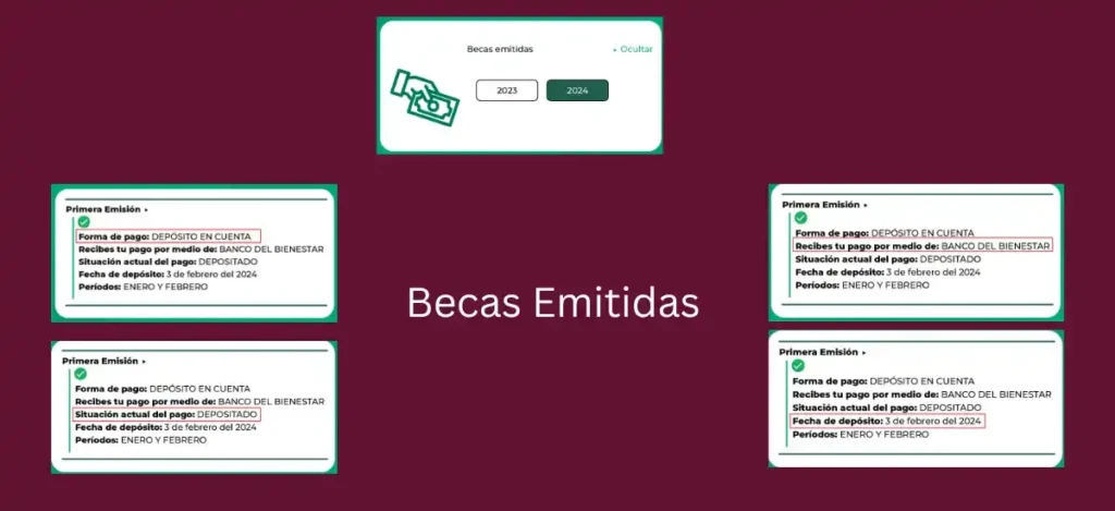 Becas emitidas 