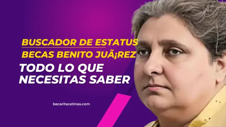 Buscador De Estatus Becas Benito JuÃ¡rez
