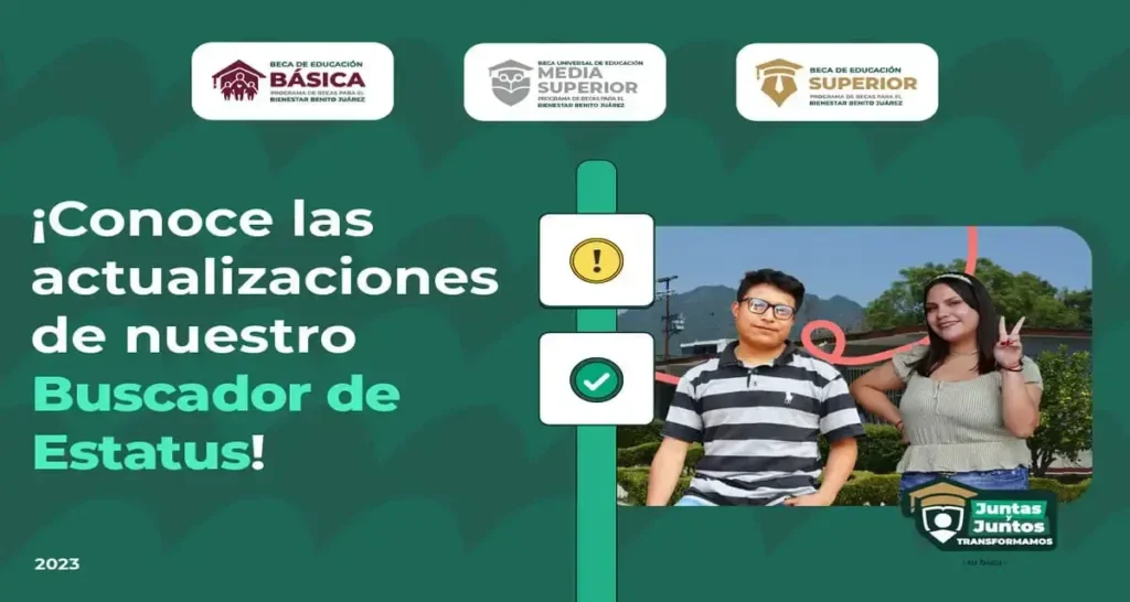 Buscador de estatus de las Becas Benito Juárez