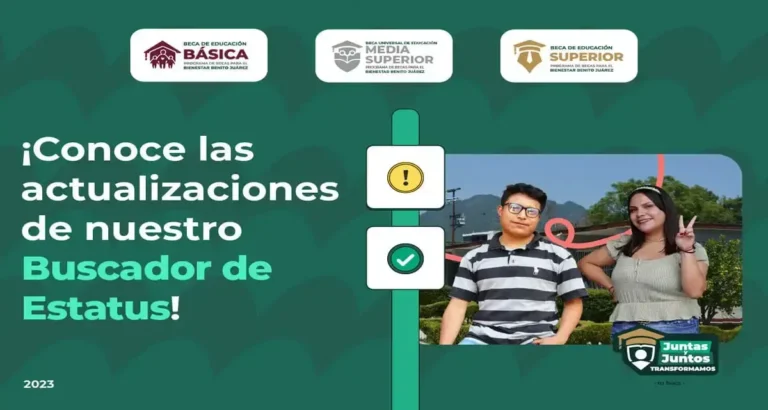 Buscador de estatus de las Becas Benito Juárez