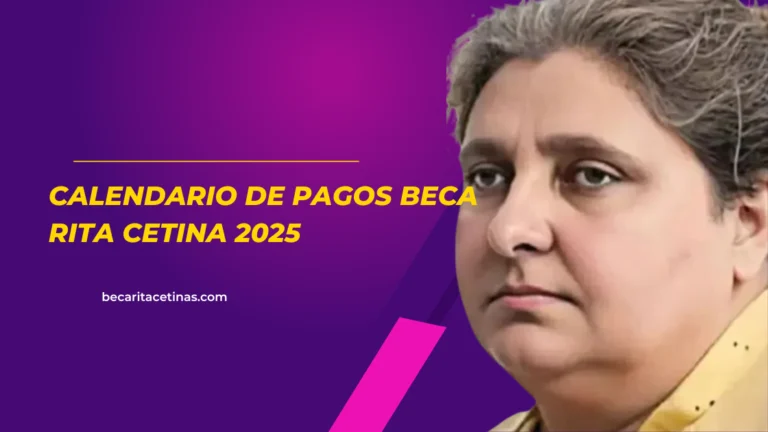 Calendario De Pagos Beca Rita Cetina