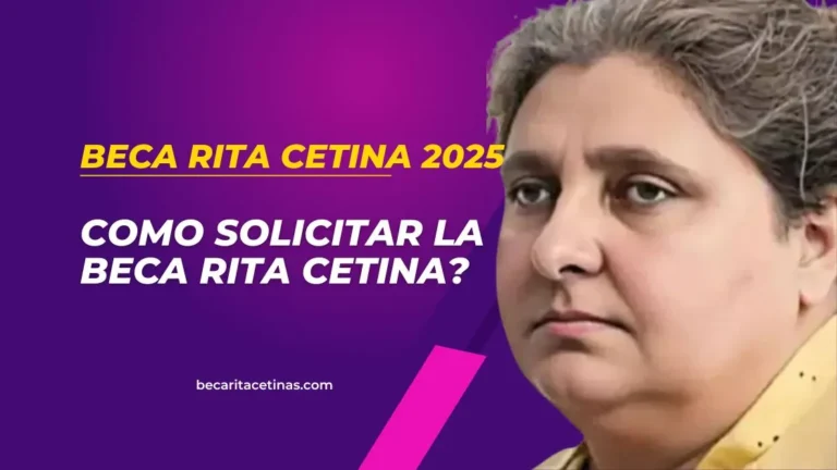Como Solicitar la Beca Rita Cetina