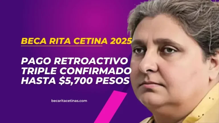 Pago retroactivo triple confirmado hasta $5,700 pesos