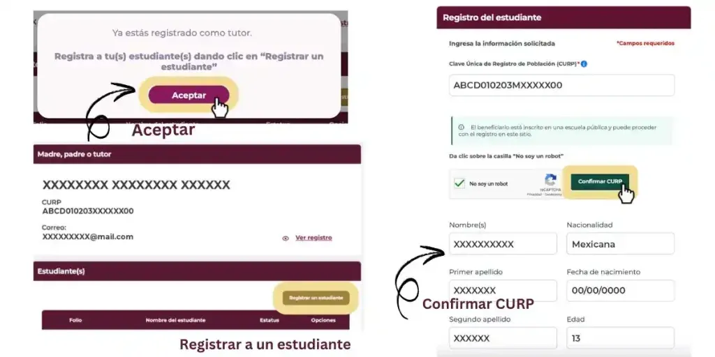 beca rita cetina registro