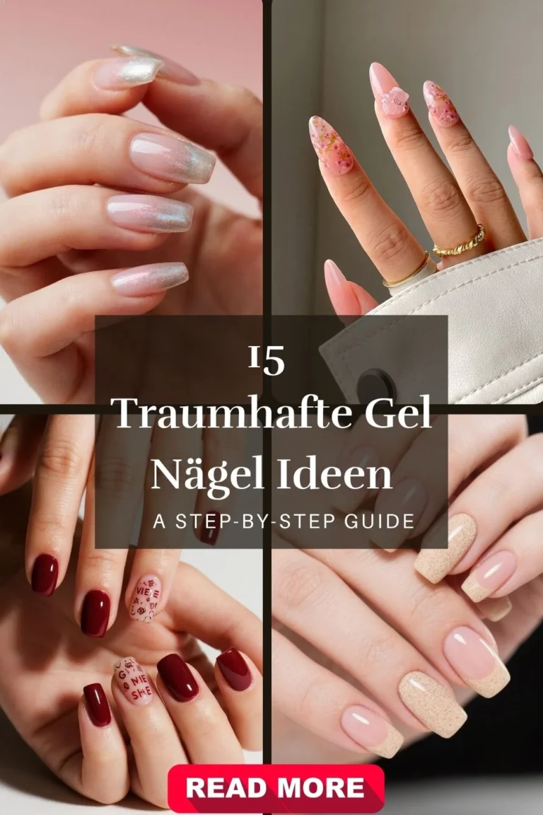 15 Traumhafte Gel Nägel Ideen