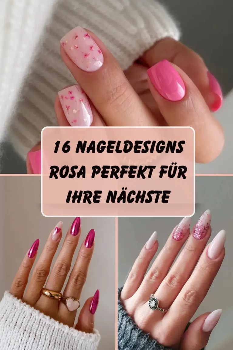 Nageldesigns Rosa