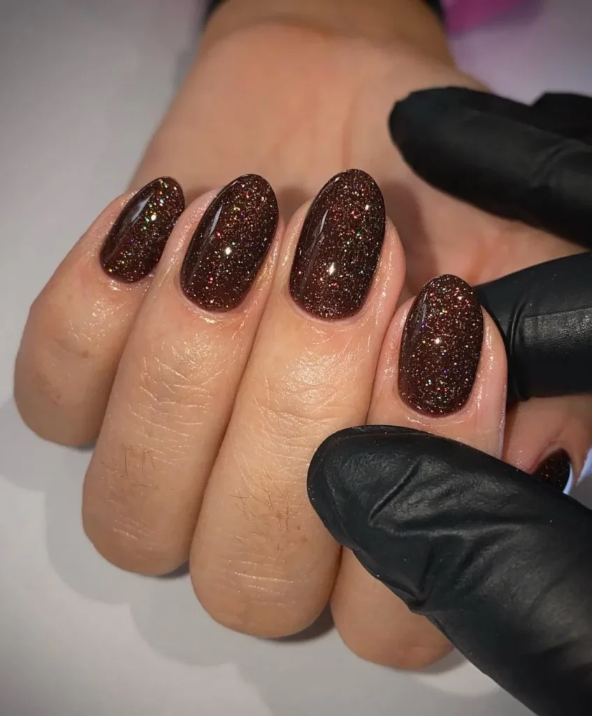 Brauner Glitter